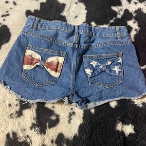 Refuge Blue Denim Shorts